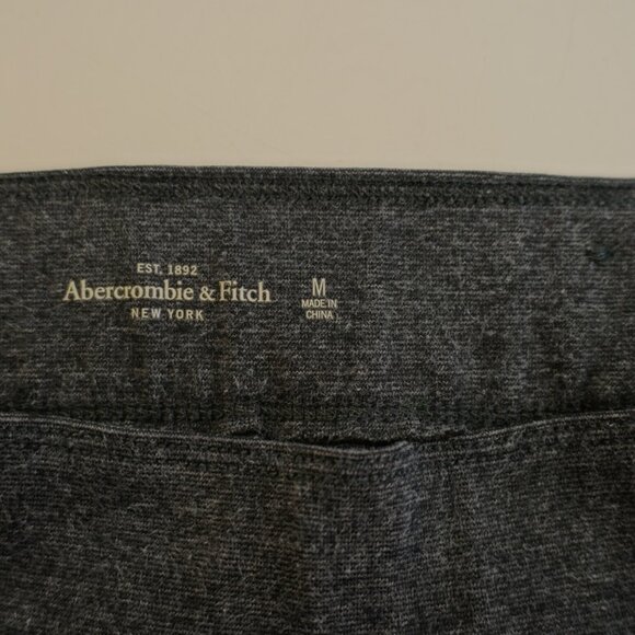 Abercrombie & Fitch Gray Leggings Pants Medium 27 / 26.5 Mid Rise Cotton Polyest - Picture 5 of 6